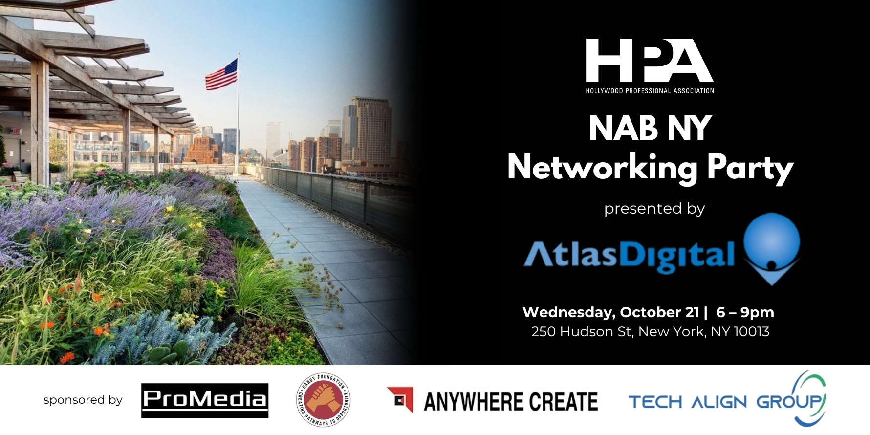 HPA NAB NY Networking Party presented by Atlas Digital